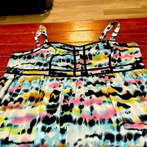 Torrid Brand size 18 Lined Maxi Dress. Multi-colored. Very Nice